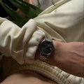 CASIO SILVER AND BLACK FOR WOMEN