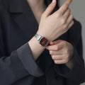 CASIO SILVER AND RED FOR WOMEN