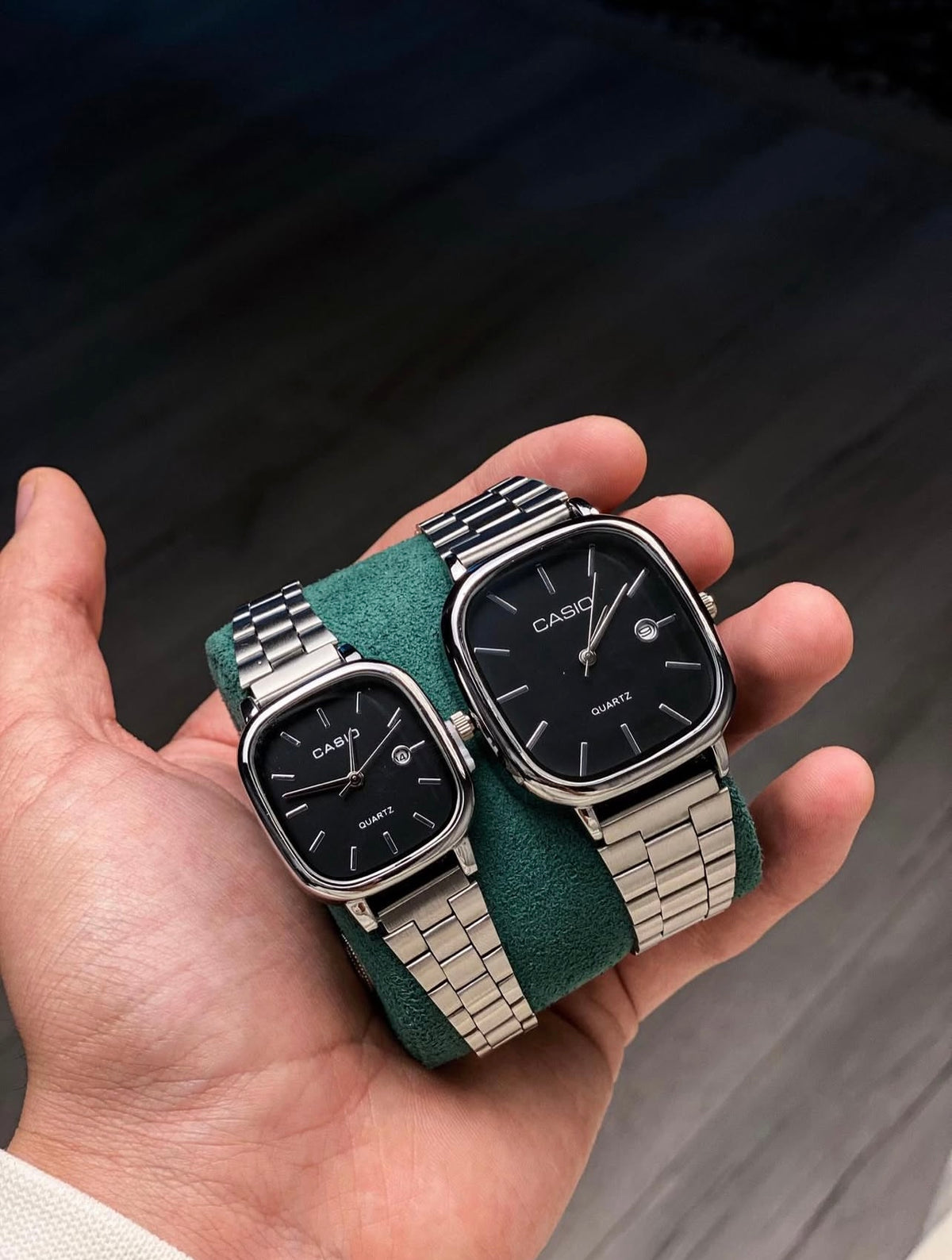 casio couple watches black