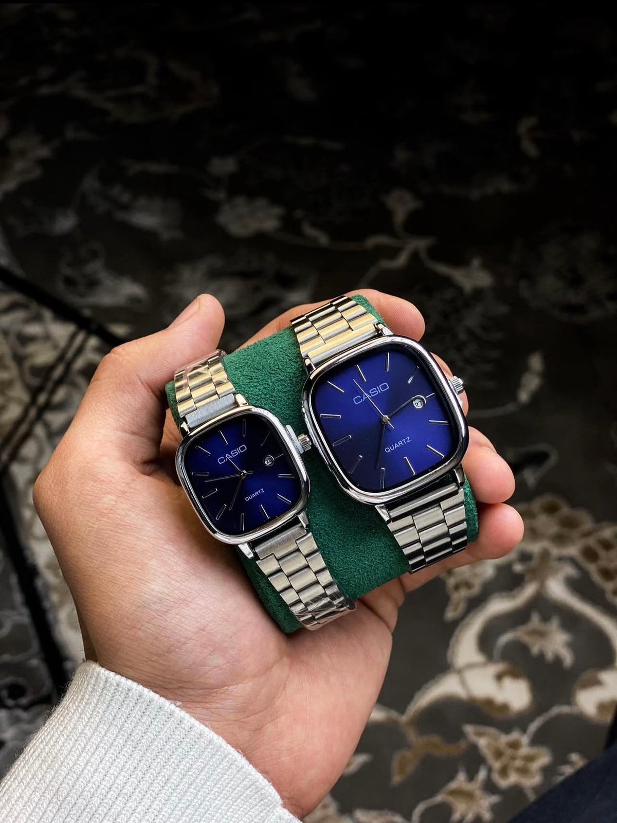 casio couple watches black