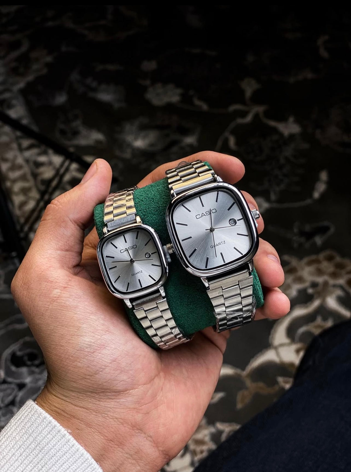 casio couple watches black