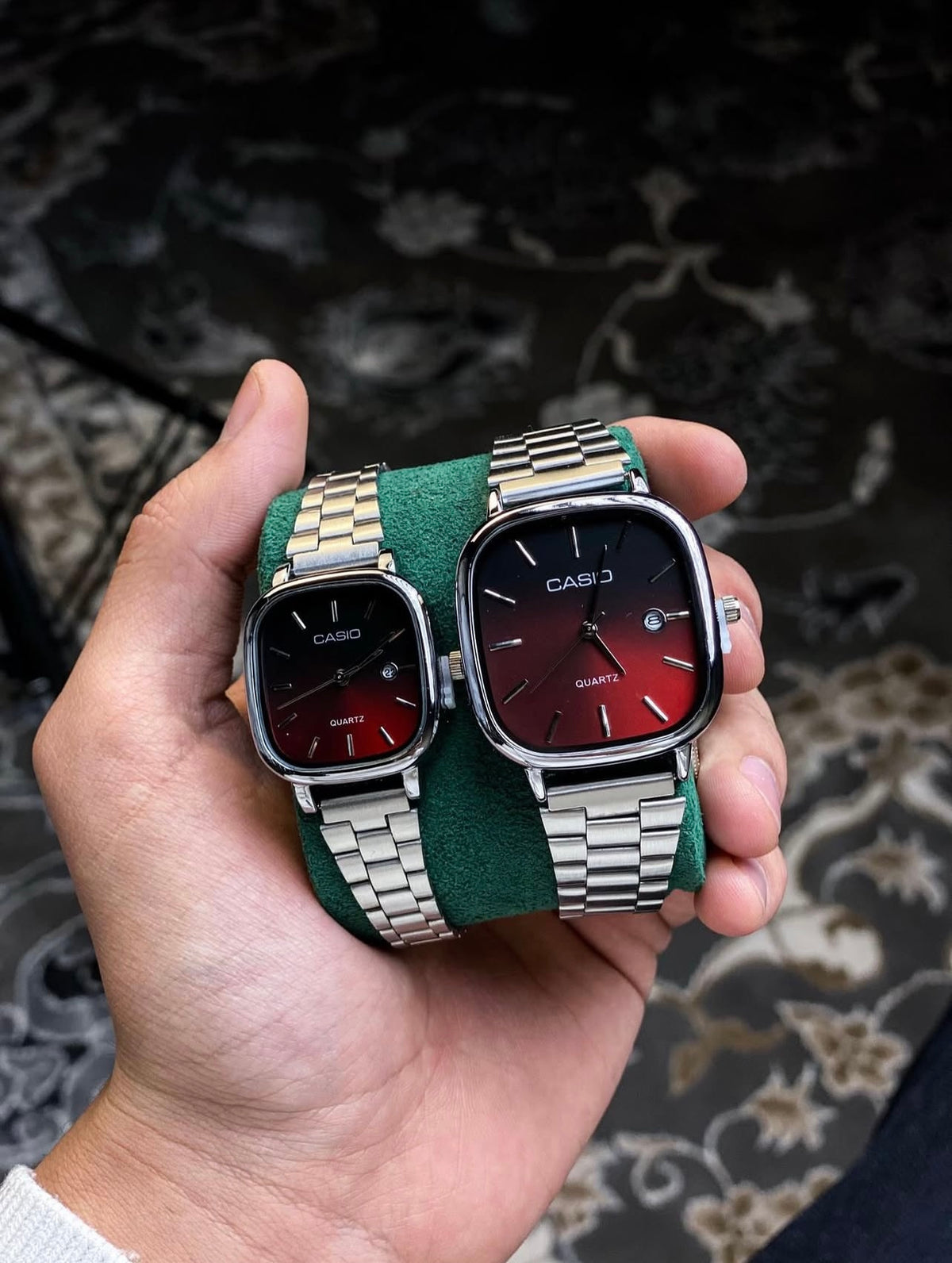 casio couple watches black