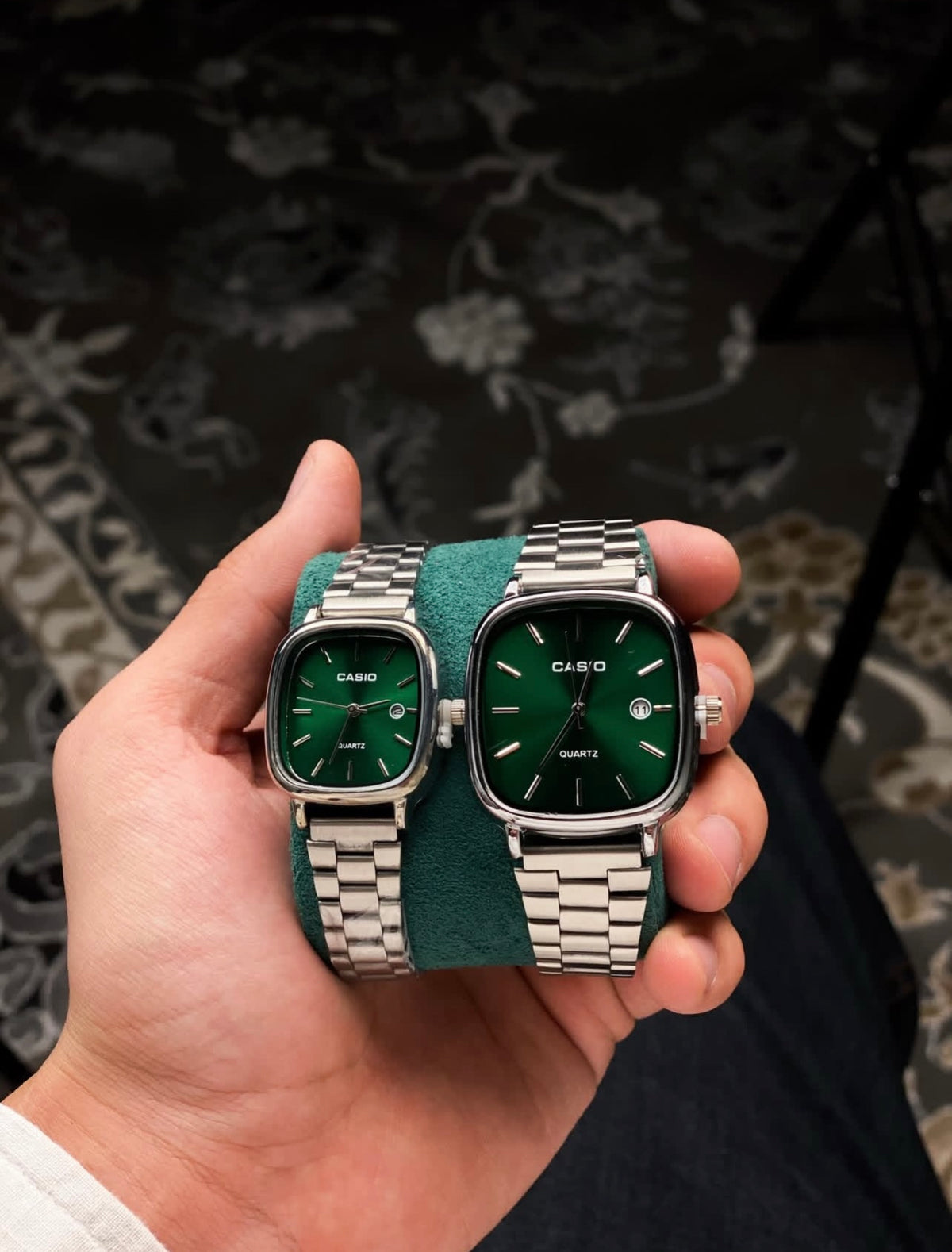 casio couple watches black