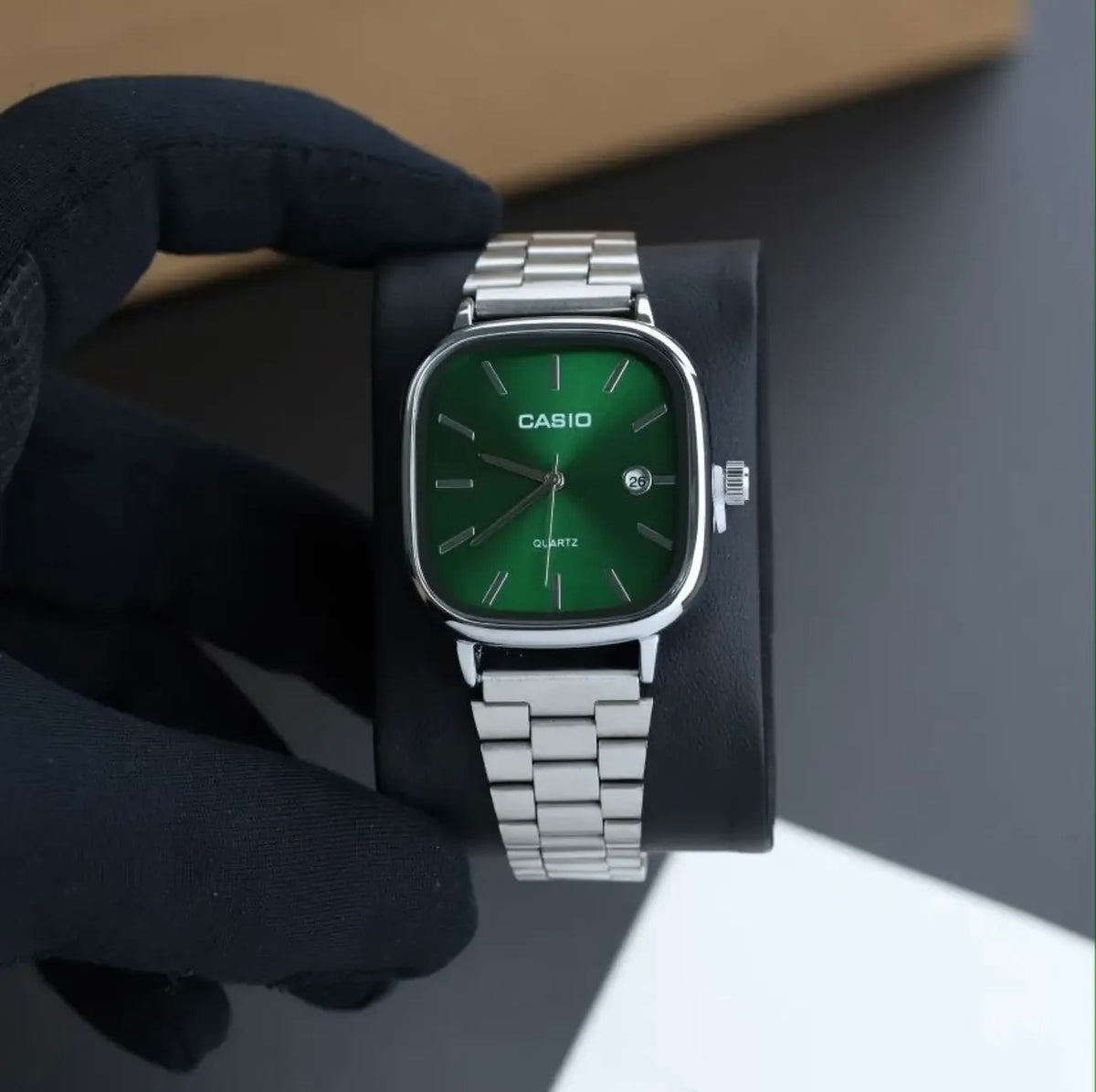 CASIO Silver and BLACK FOR Men