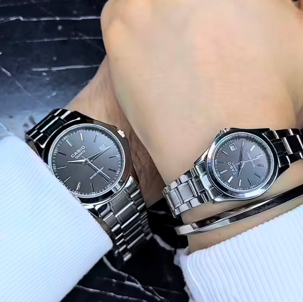 casio couple watches black