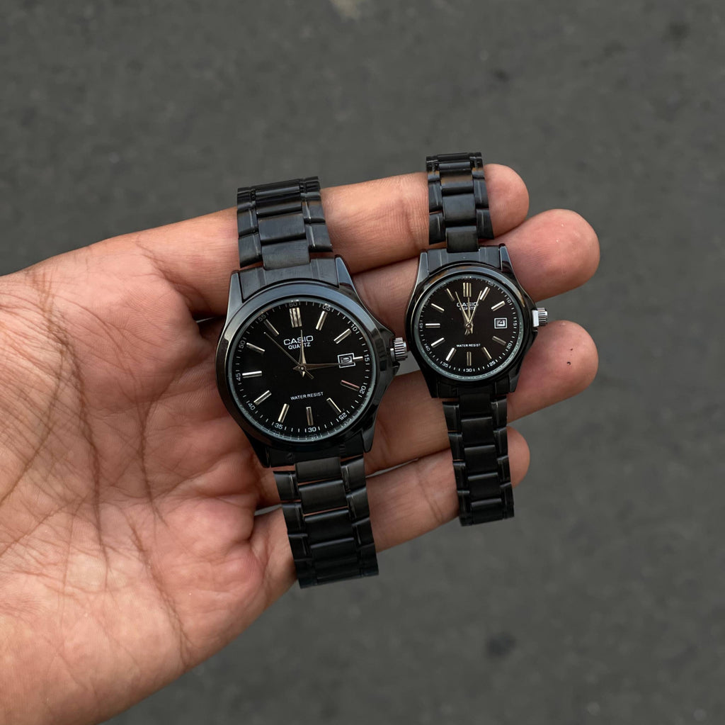 casio couple watches black