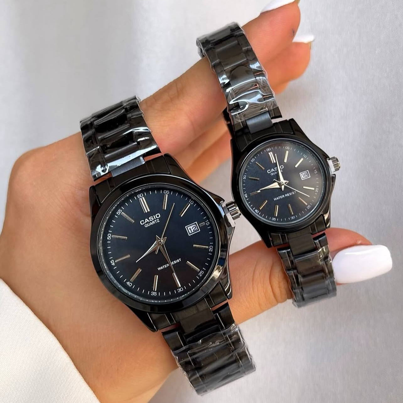 casio couple watches black