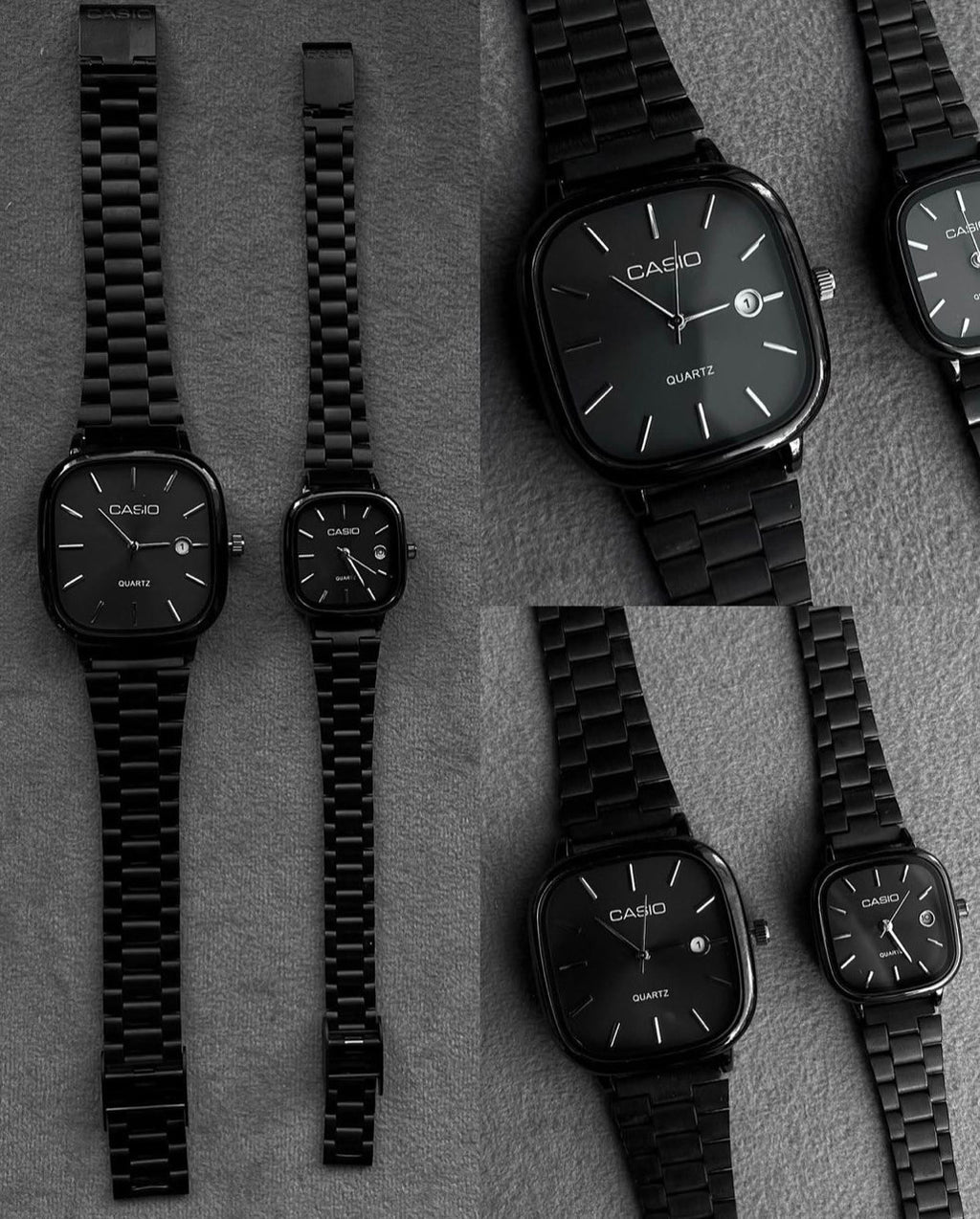 casio couple watches black