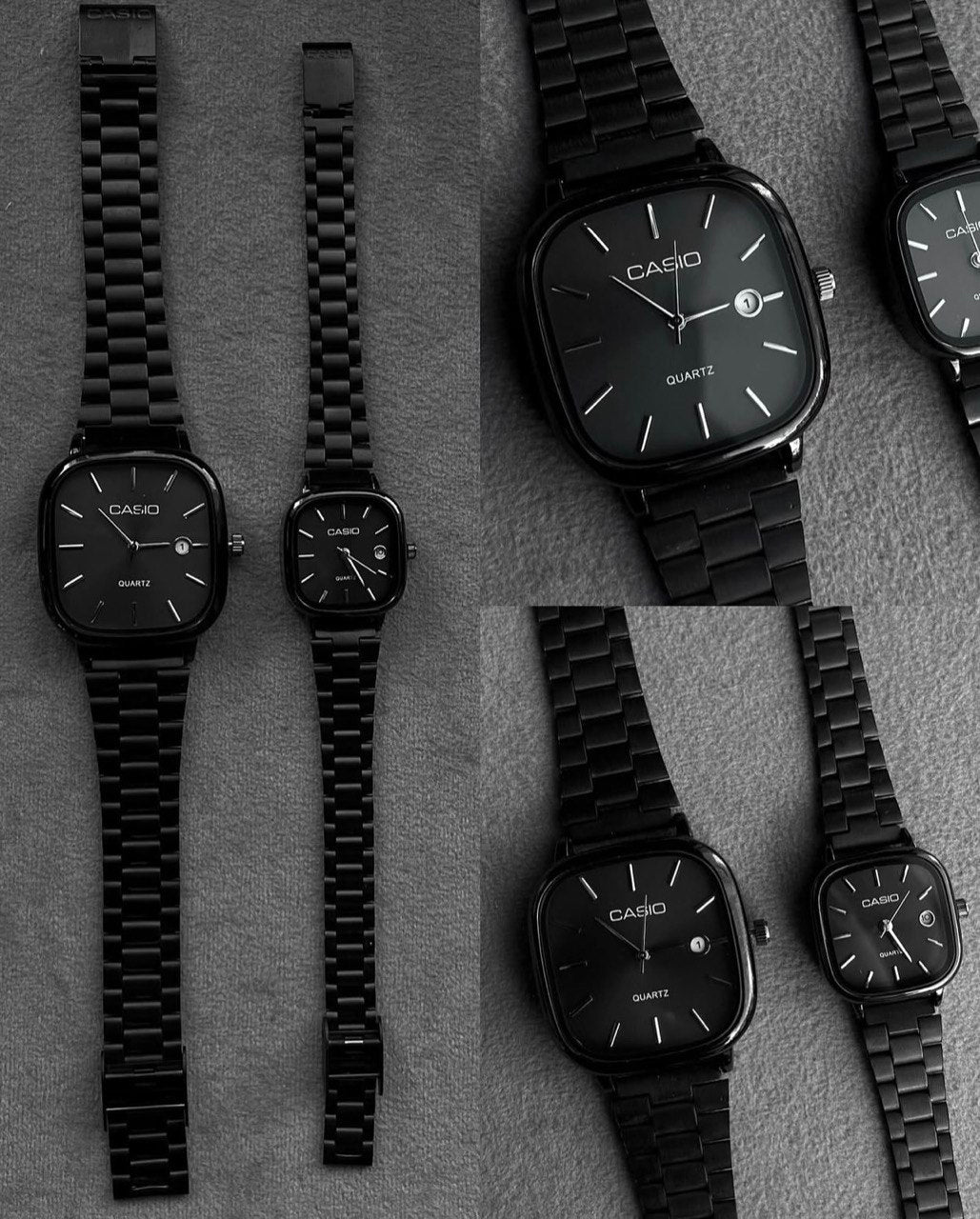 casio couple watches black