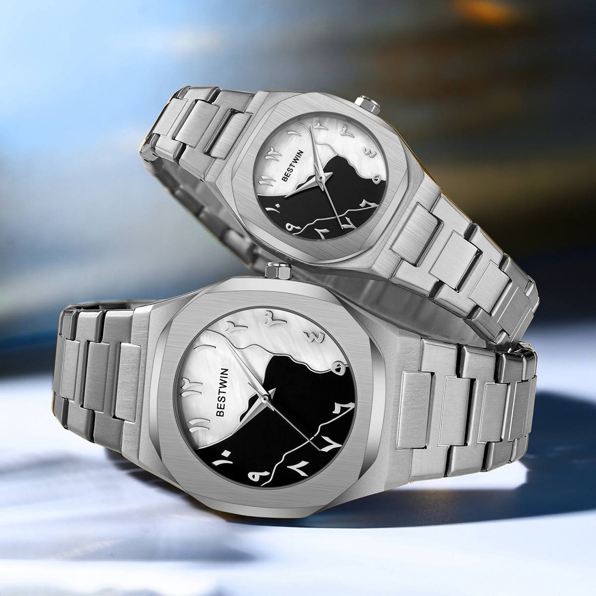 Arabic couple silver