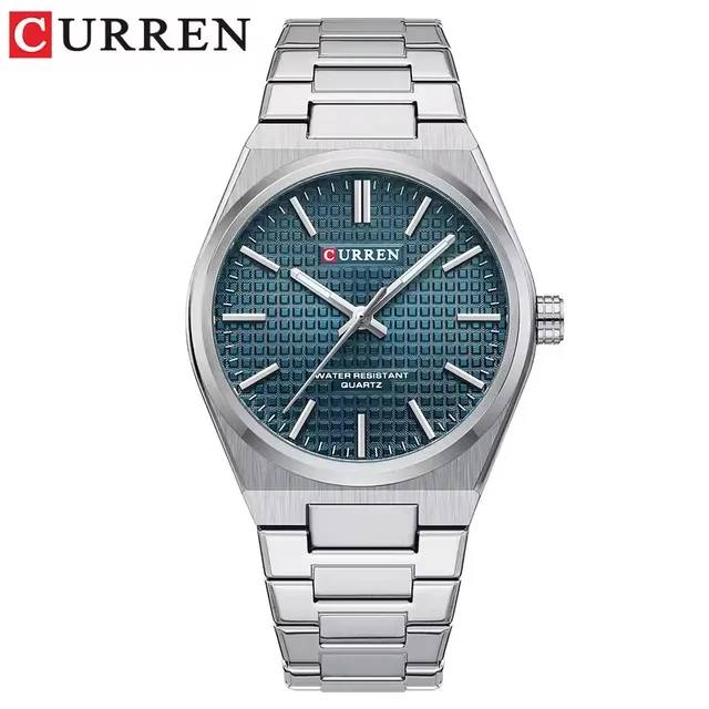 Curren Silver and Blue Men
