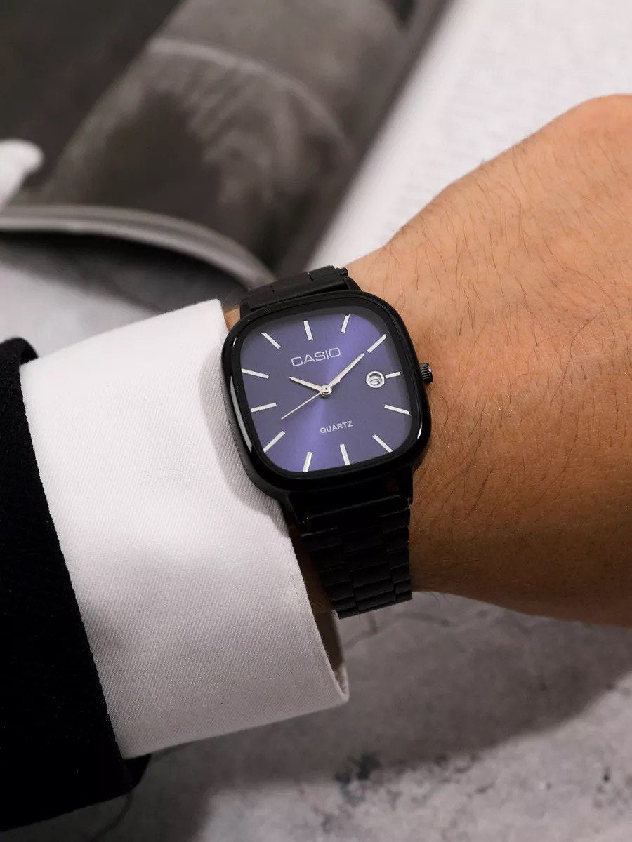 CASIO BLACK and BLUE FOR Men