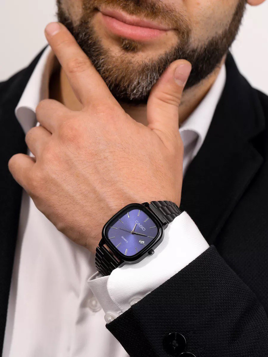 CASIO BLACK and BLUE FOR Men