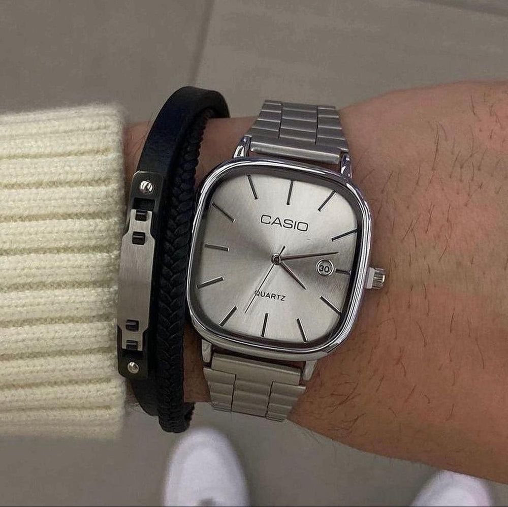 CASIO SILVER FOR MEN