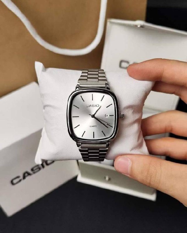 CASIO SILVER FOR MEN